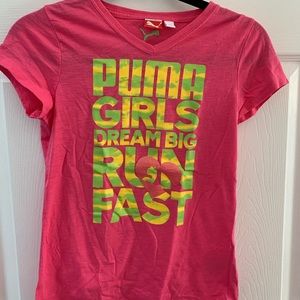 Puma Girls Running Tee
